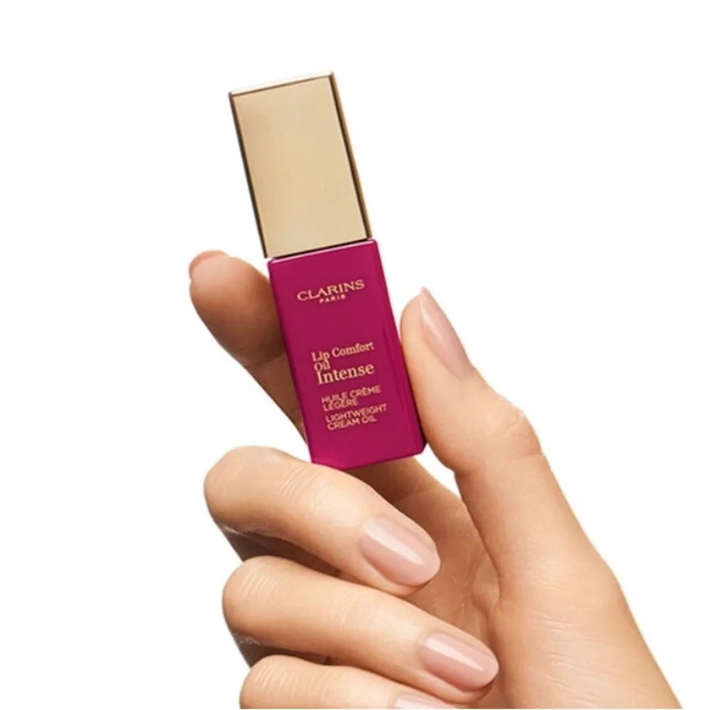 Clarins Paris Lip Comfort Oil Intense - Hydrating Lip Oil in Intense Plum 02